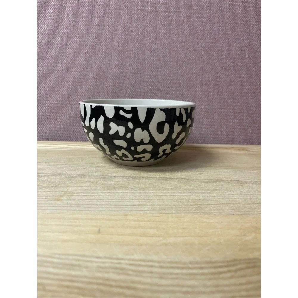Bowl Leopard‎ Print 22 Oz New Animal Print Funky Fun Whimsical Vibe